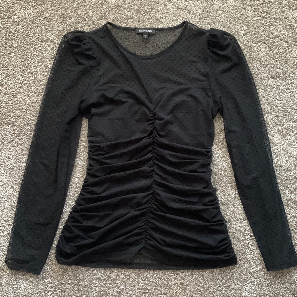 Black express shirt